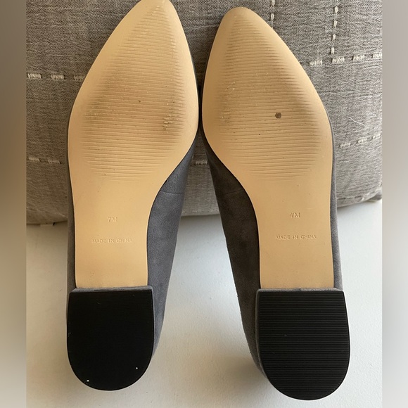 Talbots Suede Flats Grey - Picture 5 of 7